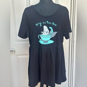 Torrid babydoll graphic  tee